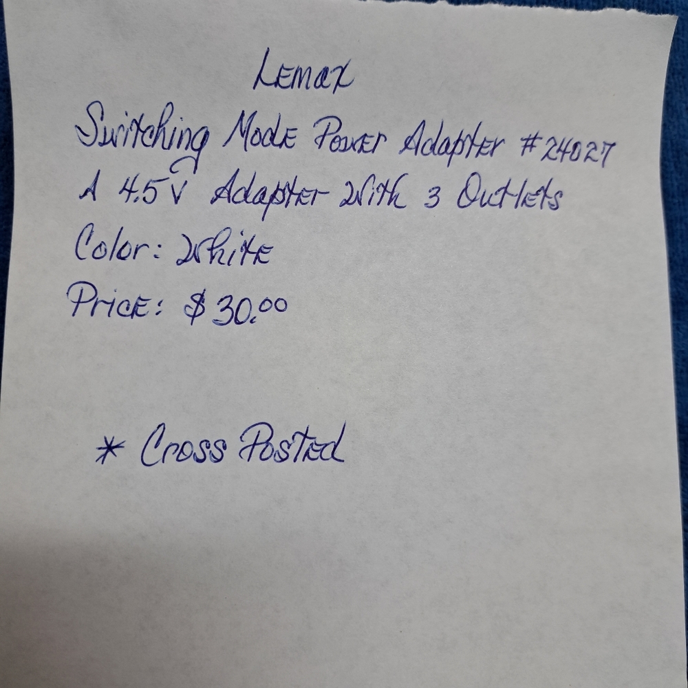 Lemax Power Adapter - Picture 7 of 7